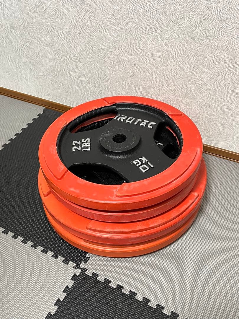 引取限定‼️IROTECバーベルプレート15kg×2❗️10kg×2❗️合計50kg‼️