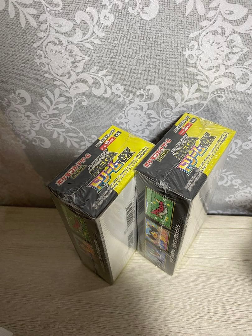 新品未使用・シュリンク付き ポケモンカード MEGA EX パック 2個セット