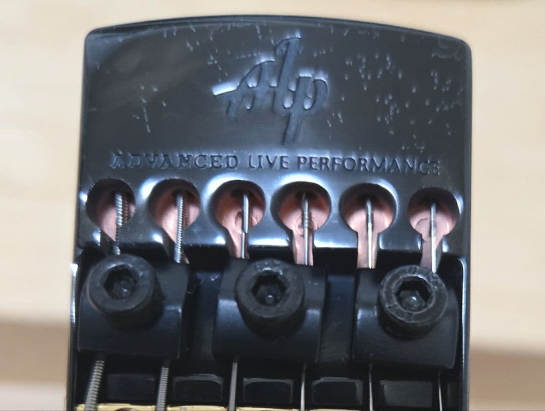 Alp AD-80 エレキギター ブラック 折り畳み可能コンパクトギター