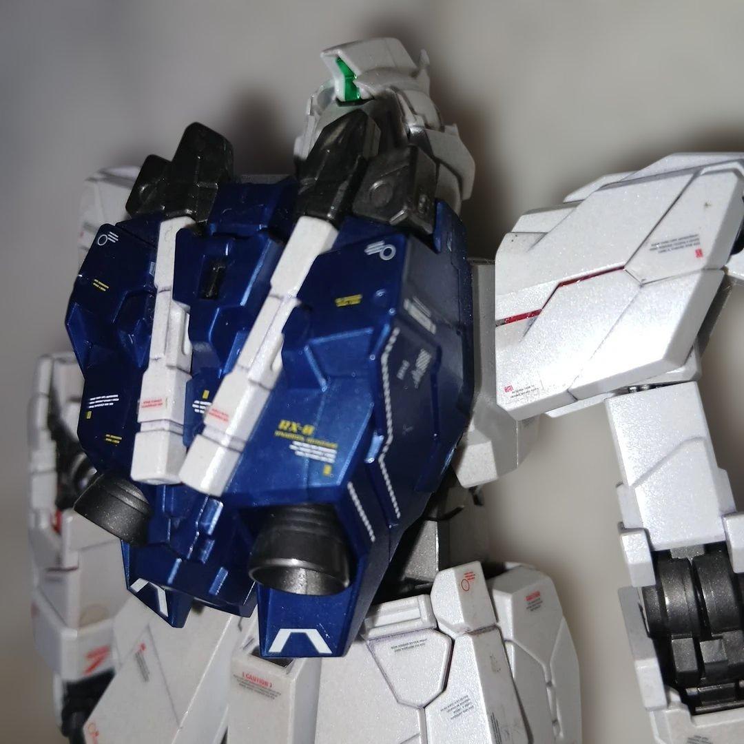 バンダイ　MG　ユニコーンガンダム+MS CAGE　ガンプラ　完成品