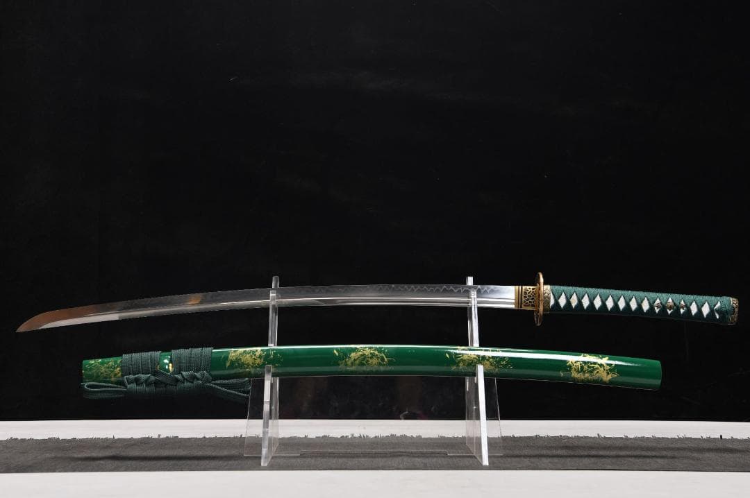 青竹小烏丸 日本刀 模造刀 居合刀 武士道 武蔵 鑑賞用 手鍛造打