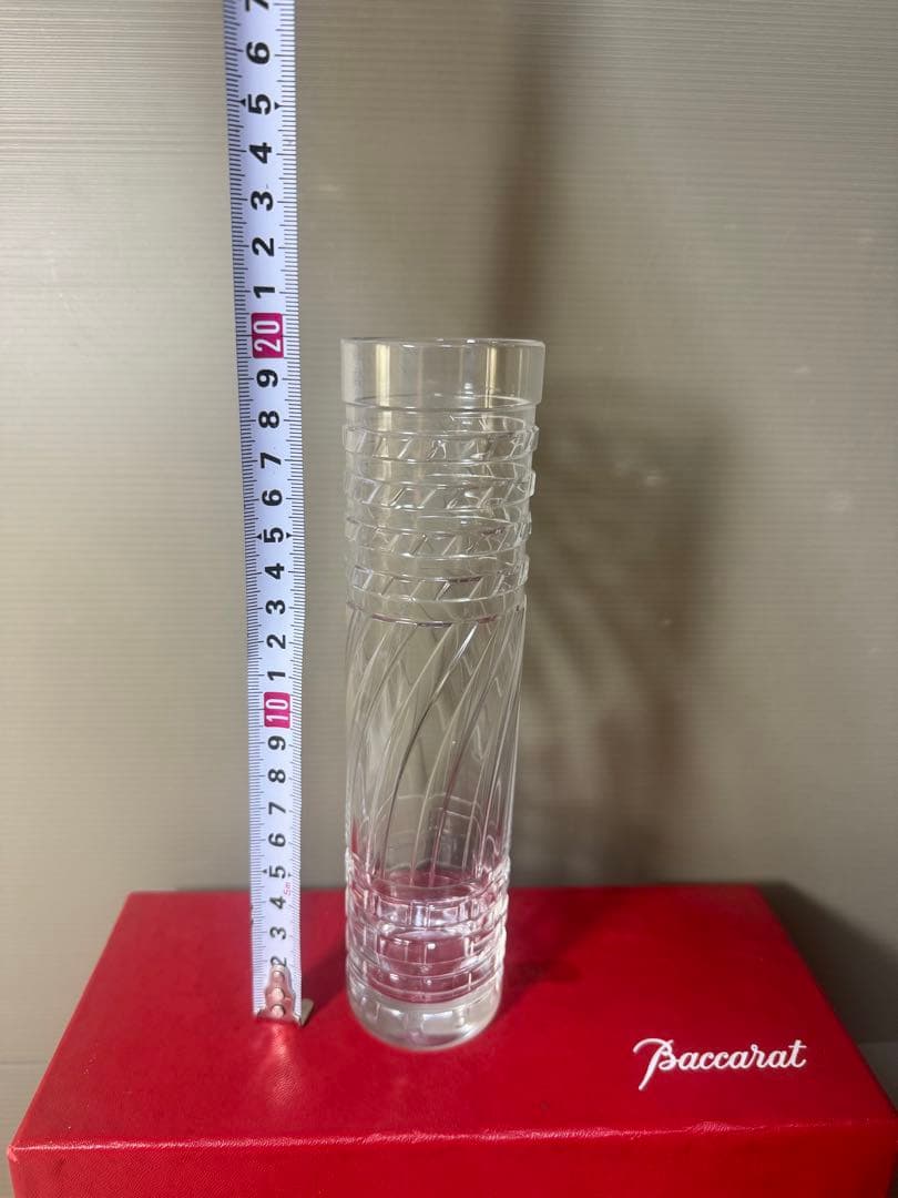 2449 Baccarat バカラ　花瓶　一輪挿し　未使用