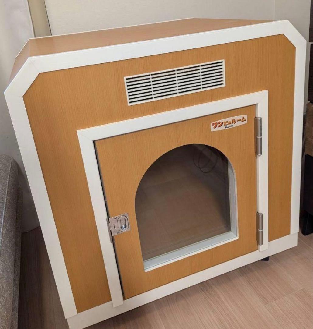お値下げ　超美品　ワンだぁルーム　KAWAI製　室内ペット用防音室　白リフォーム