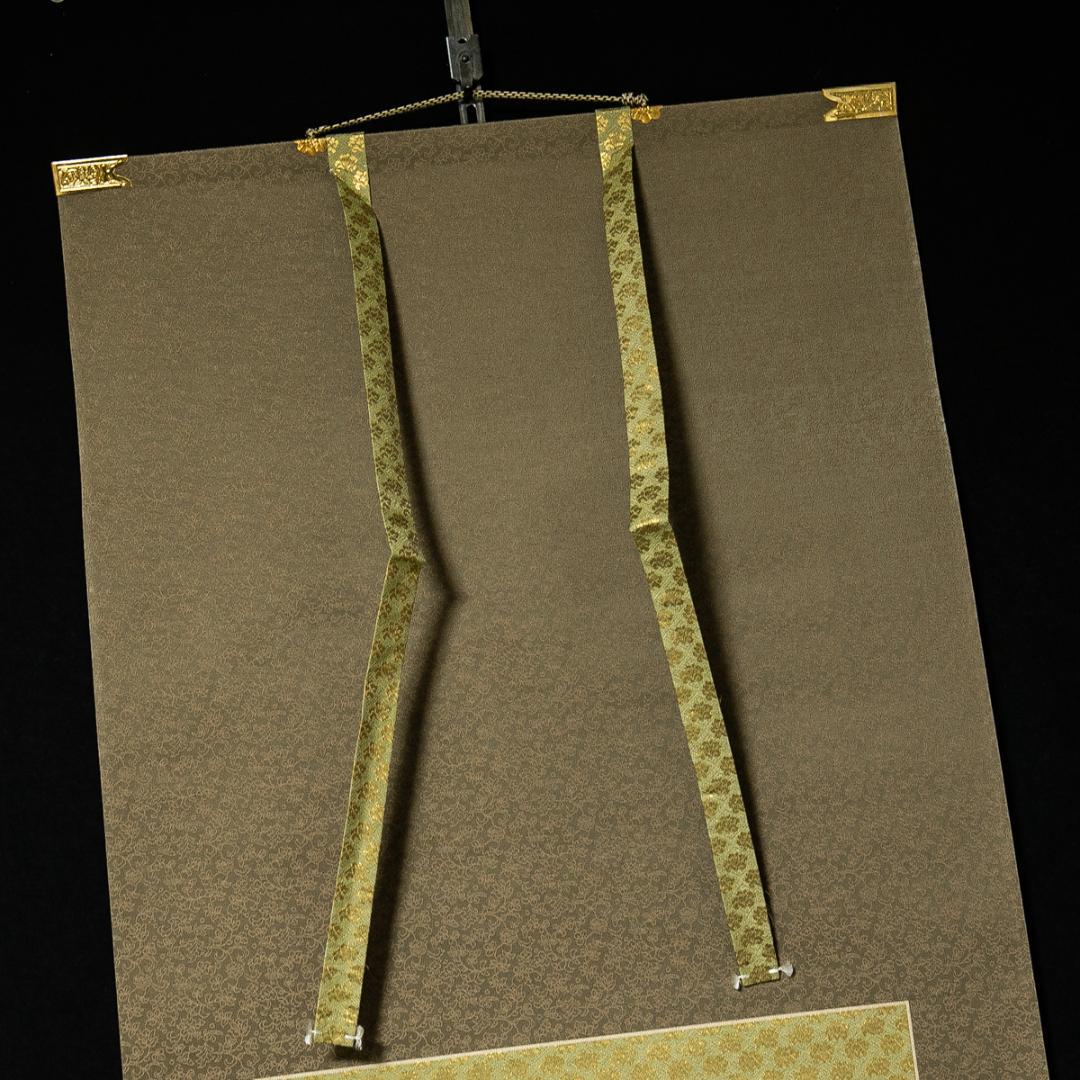 掛軸-1614　重要文化財　熊皮御影　親鸞聖人影像　印刷工芸作品　奈良国立博物館