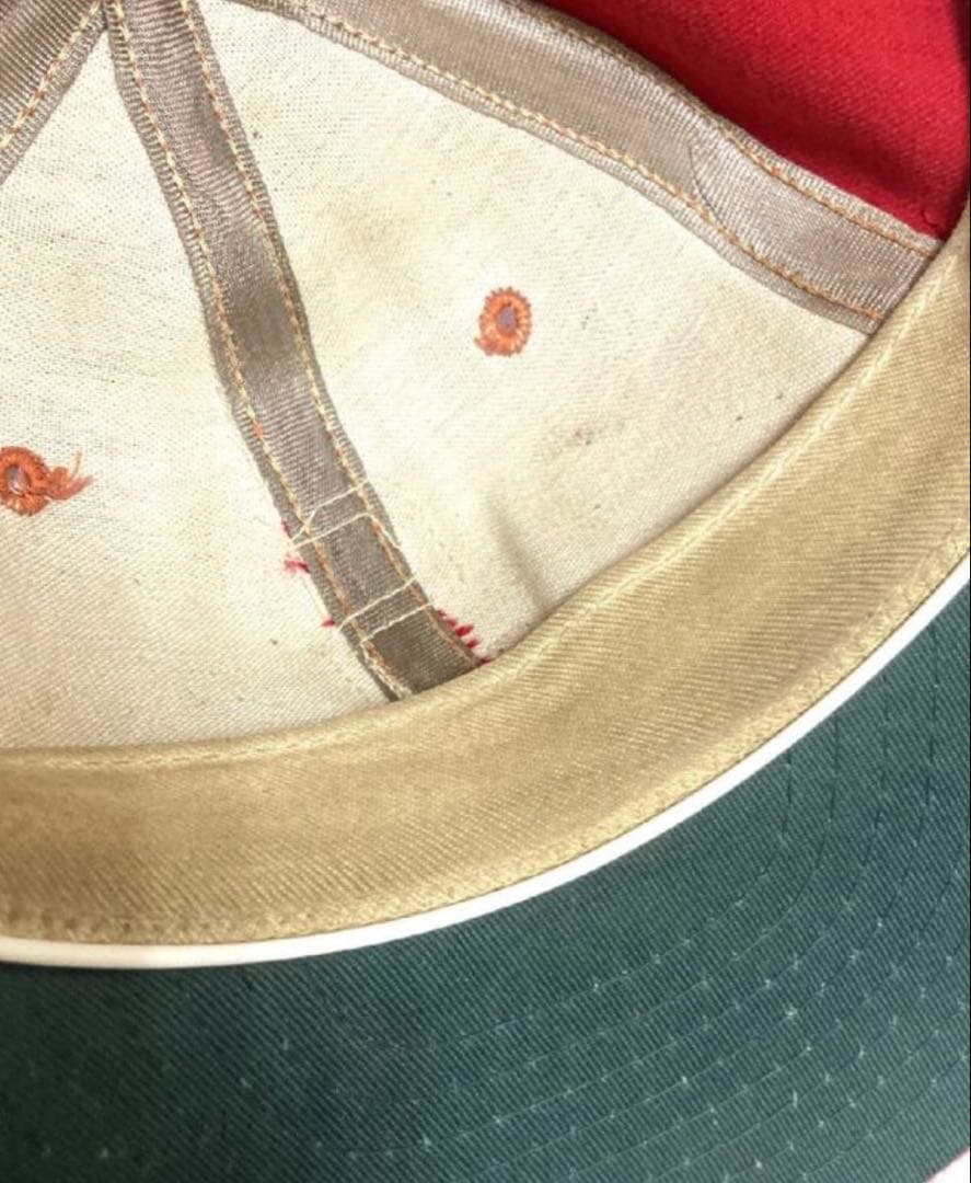 ウェア VINTAGE 50's BASEBALL CAP \"S\" FELTPATCH
