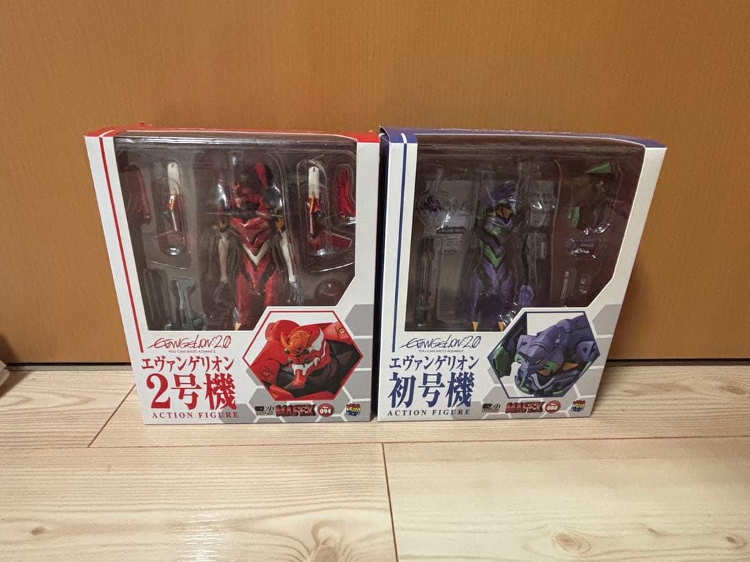 メディコムトイ MAFEX エヴァンゲリオン 2号機 初号機 フィギュア