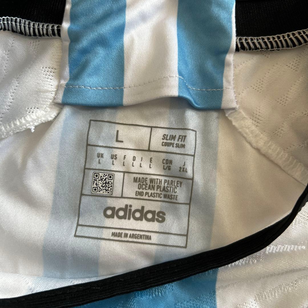 adidas アルゼンチン メッシ ユニフォーム L