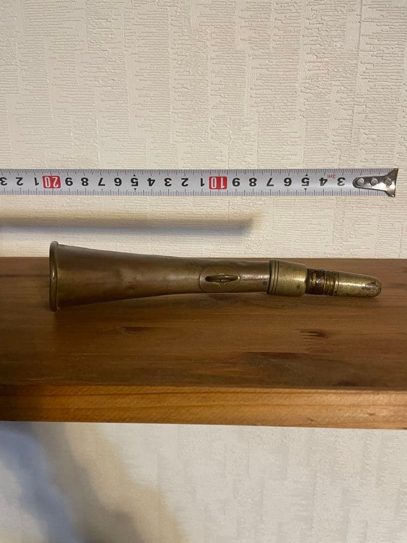 チャルメラ 豆腐屋 ラッパ MT HORN 希少 金属製円錐形工芸品
