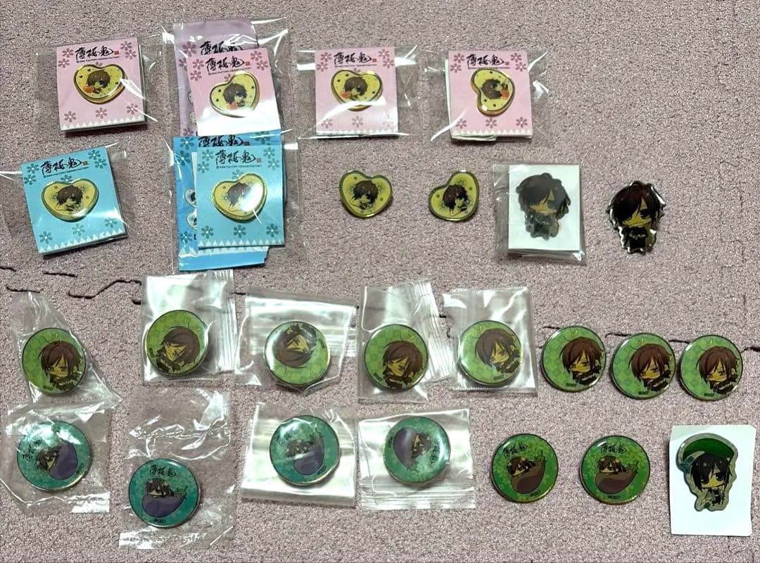 薄桜鬼 斎藤一 缶バッジ ゲームソフト アクリルキーホルダー その他