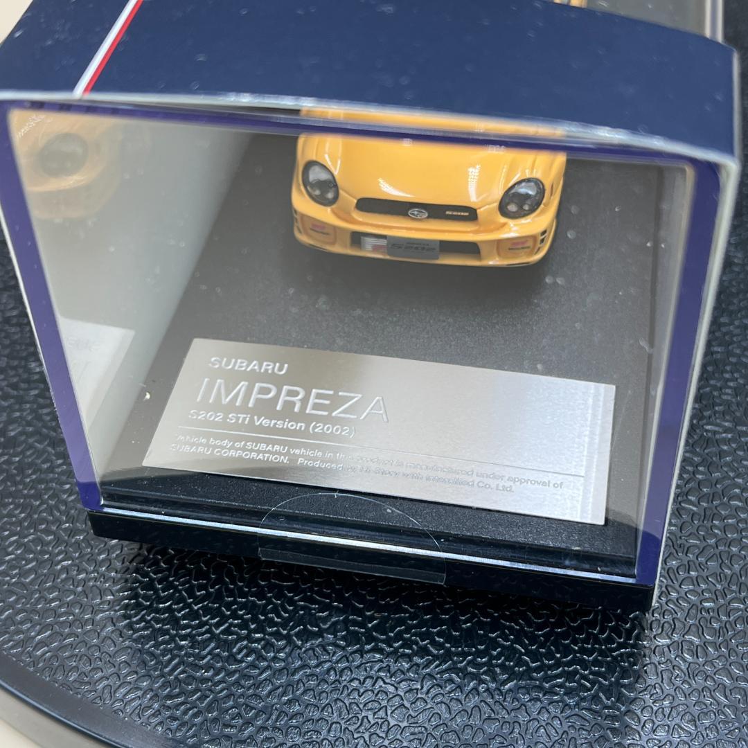 1/43 ハイストーリー インプレッサ S202 sti 2002 青