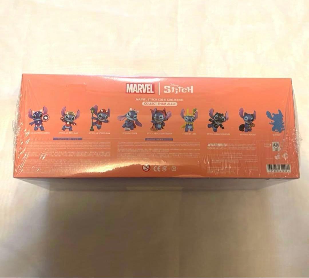 《24時間以内発送》cosbiマーベル×スティッチ8種セット ホットトイズ