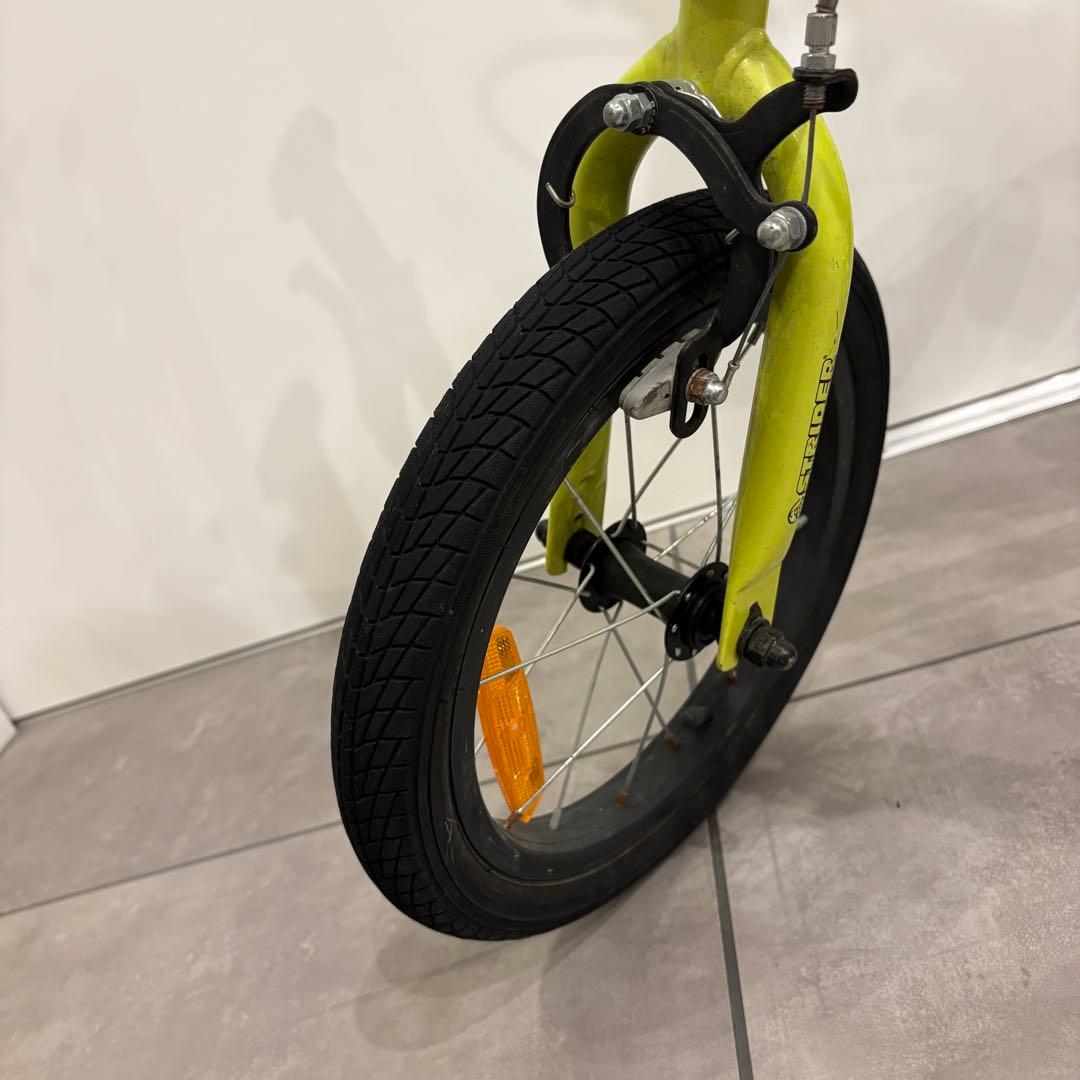 ストライダー限定色 STRIDER 14X ライムイエロー 幼児自転車