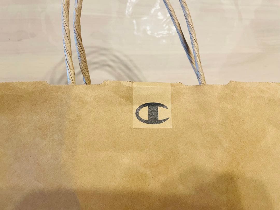 champion チャンピオン ショップ袋 ショッパー 紙袋 手提げ 特大