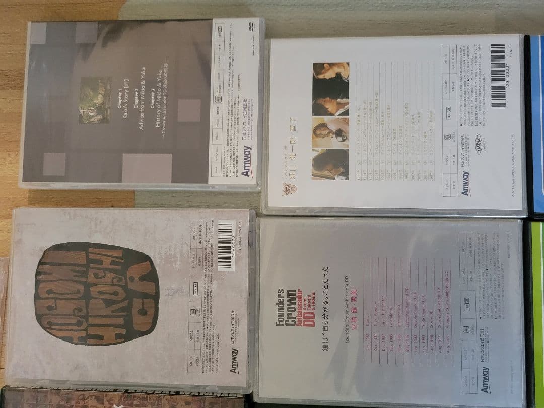 レア商品。美品。アムウェイ　ビジネスツール　DVD25枚、CD4枚、計29枚