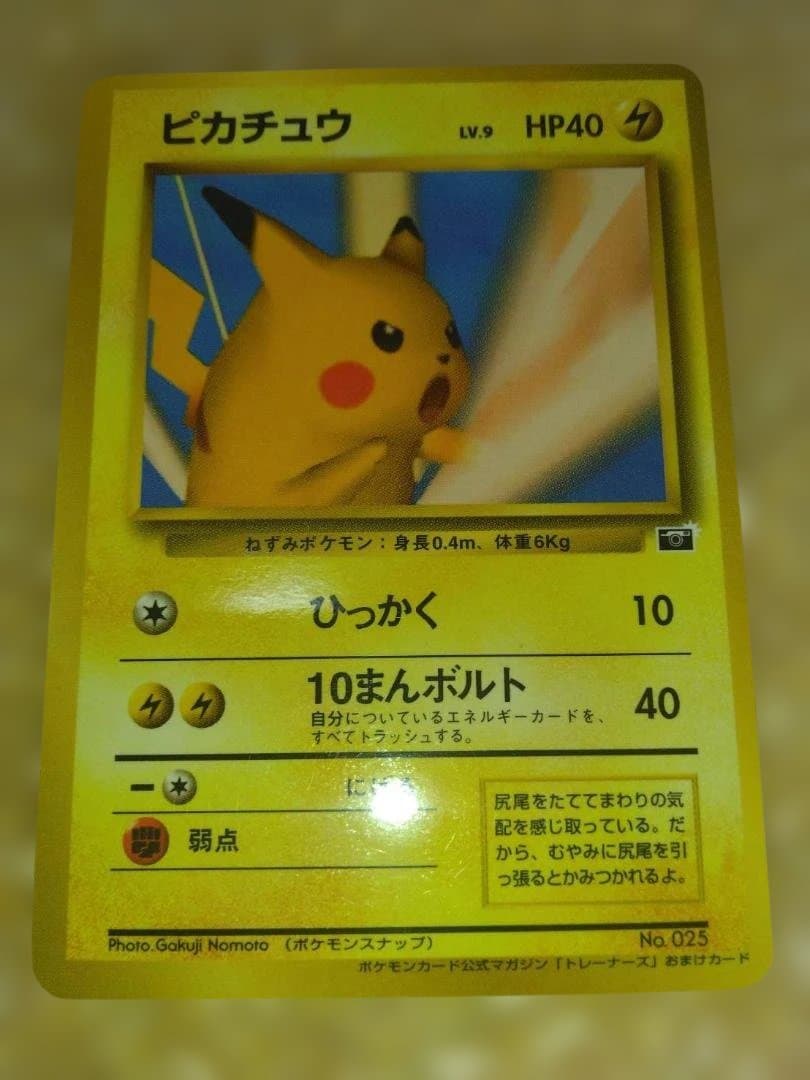 A*S様 ピカチュウ_「ポケモンカードトレーナーズVol.1」 おまけカード P