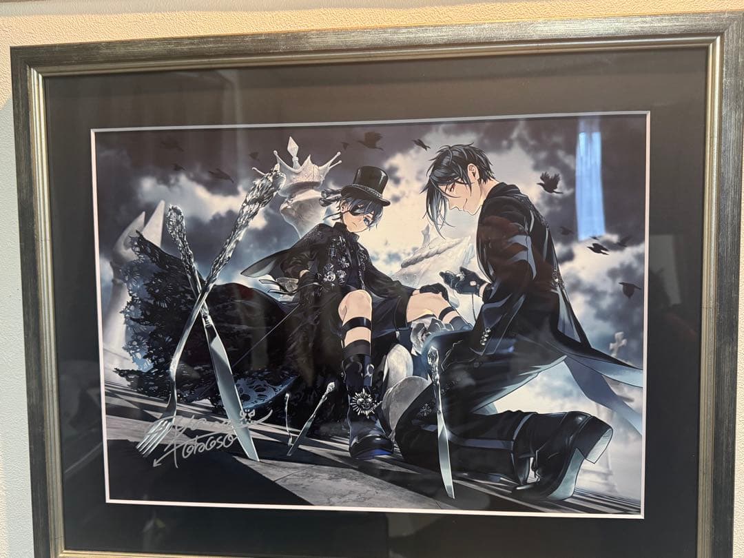 黒執事展　枢やな直筆サイン入りプレミアム複製原画（A）＜メインビジュアル＞