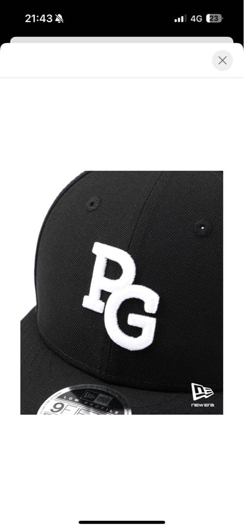 PG ブラックキャップ PEARLY GATES
