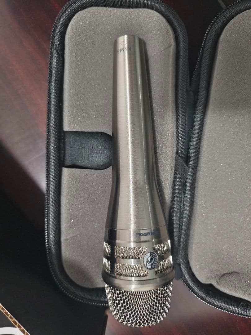 SHURE KSM8 コンデンサーマイク シルバー ケース付き