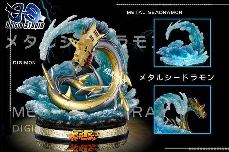 新品未開封『デジモンアドベンチャー』メタルシードラモンガレージキット　スタチュー
