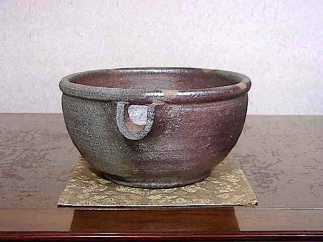 京焼・清水焼　丹波　相野窯　石田陶春 作　片口鉢　共箱　無傷　保証。
