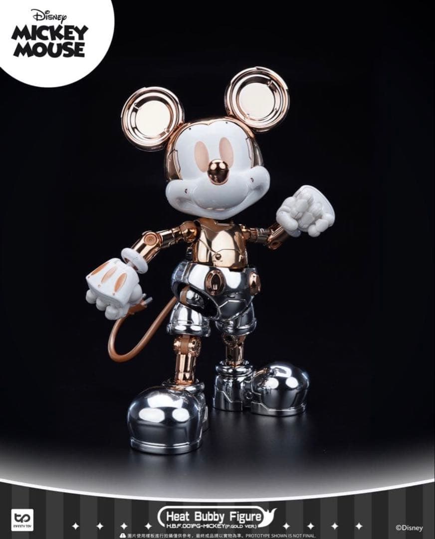 HeatBoys HB0096 ミッキーマウス　合金可動フィギュア 金　限定品