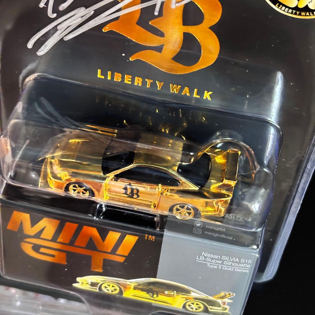 MINI GT S15 原宿限定 ゴールド 加藤会長直筆サイン入り LBWK