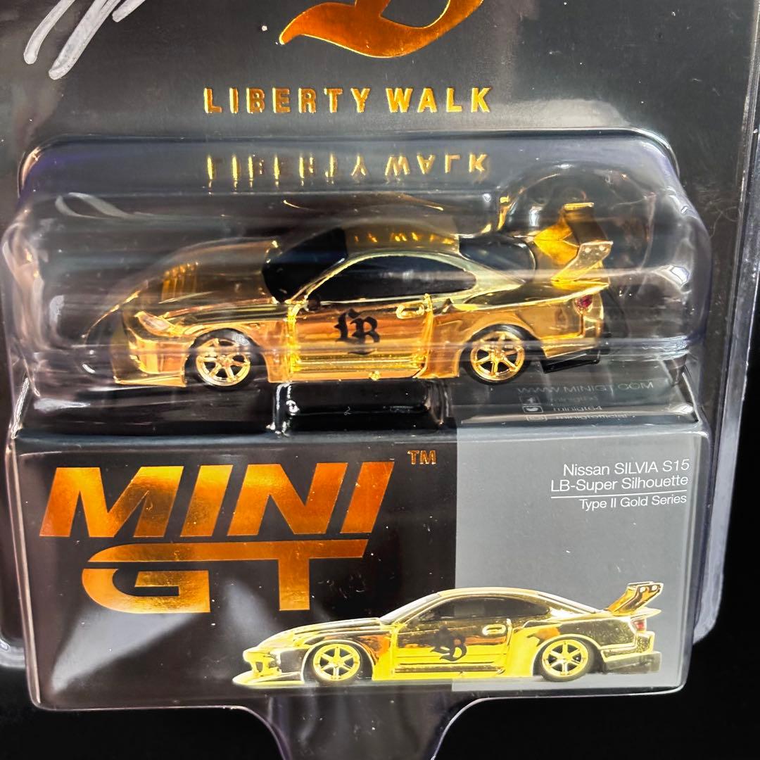 MINI GT S15 原宿限定 ゴールド 加藤会長直筆サイン入り LBWK