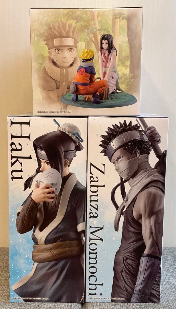 一番くじ NARUTO ナルト 波の国編 B C +ラストワン賞 桃地再不斬 白