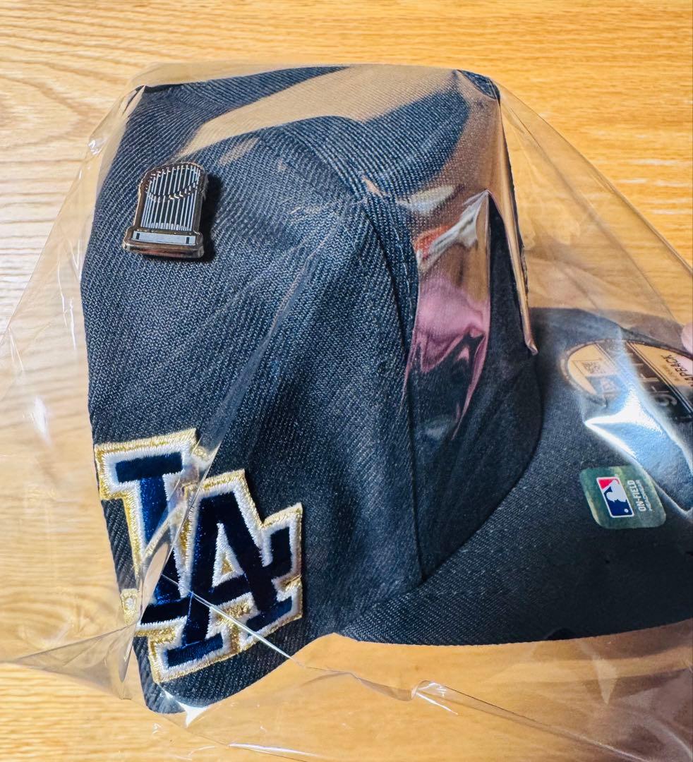 ドジャース WS優勝記念 キャップ New Era 新品　即日発送可能