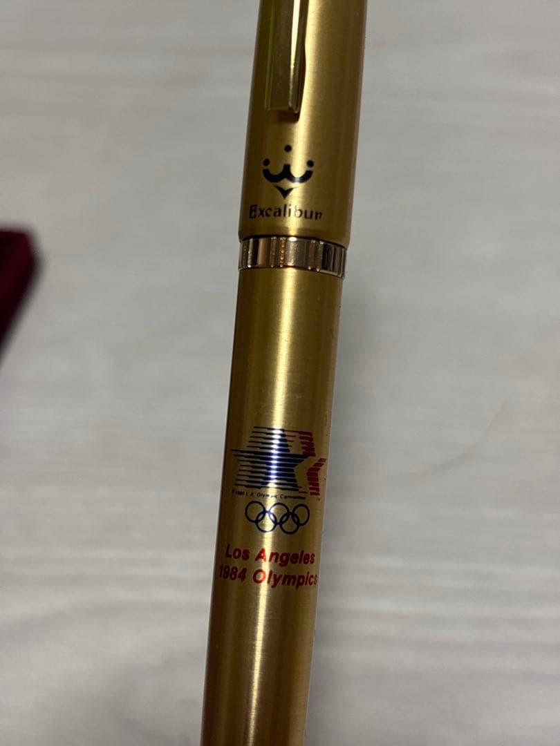 激レア　Pentel ロサンゼルスオリンピックボールペン ゴールド