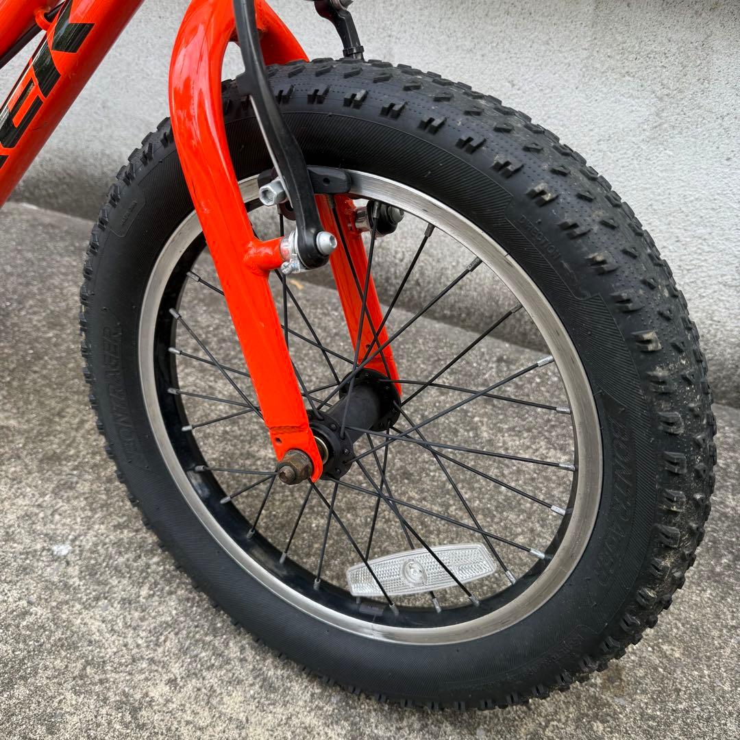 子供用自転車 16インチ Precaliber 身長99-117cm オレンジ