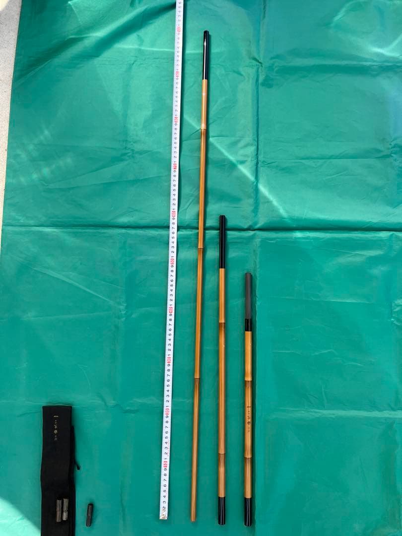 写楽　へら鮒　竿掛け　玉の柄　カーボン　へら竿　新品未使用