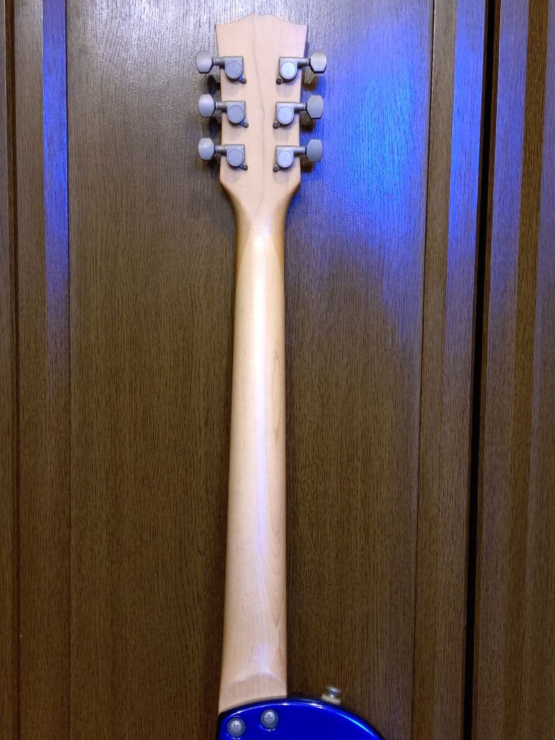 【USED】Burny_レスポール_エレキギター_ジャンク品扱い_ブルー