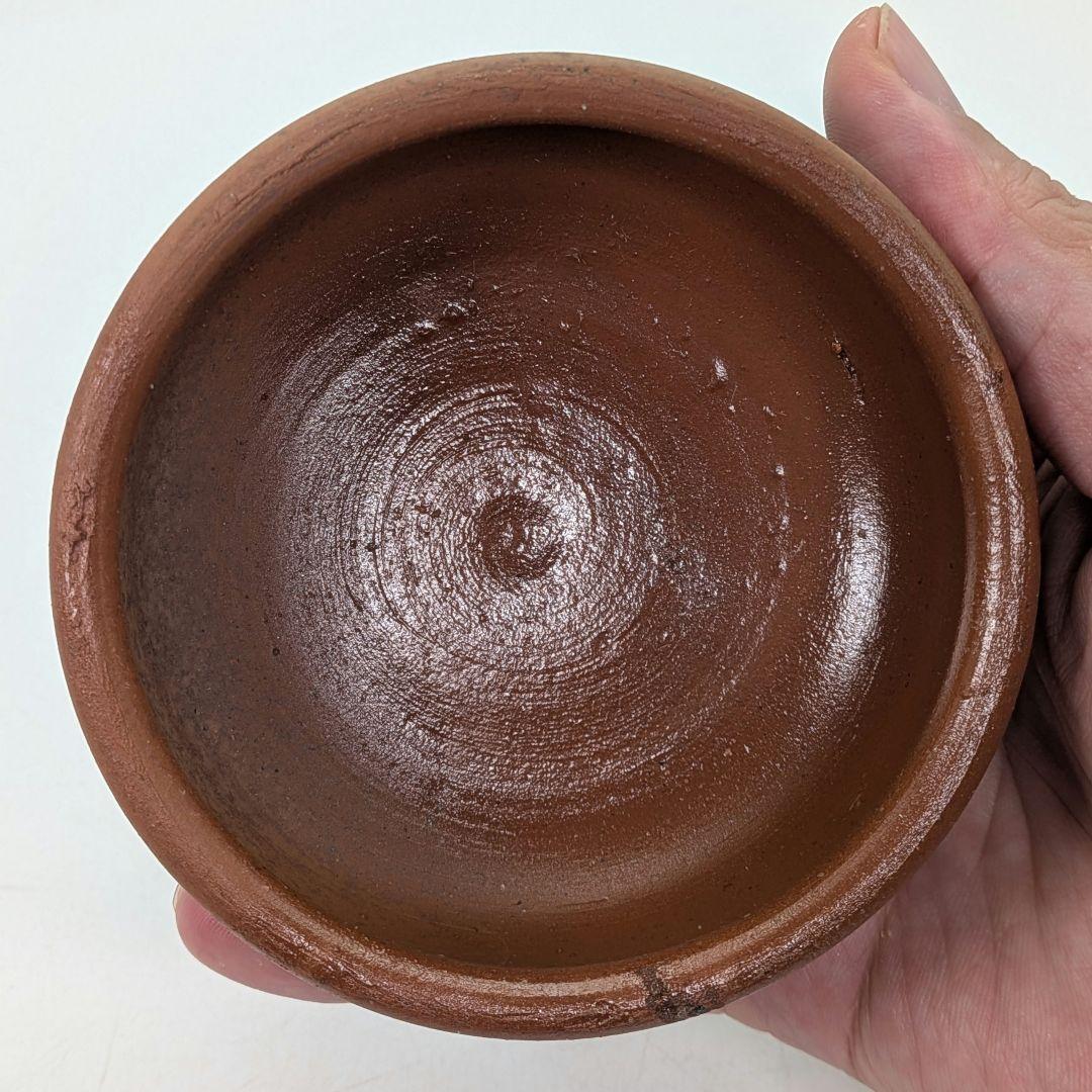 南燦窯 徳永修 備前焼 緋襷丸中鉢揃（小鉢6客） 共箱栞 食器 在銘 作家作品