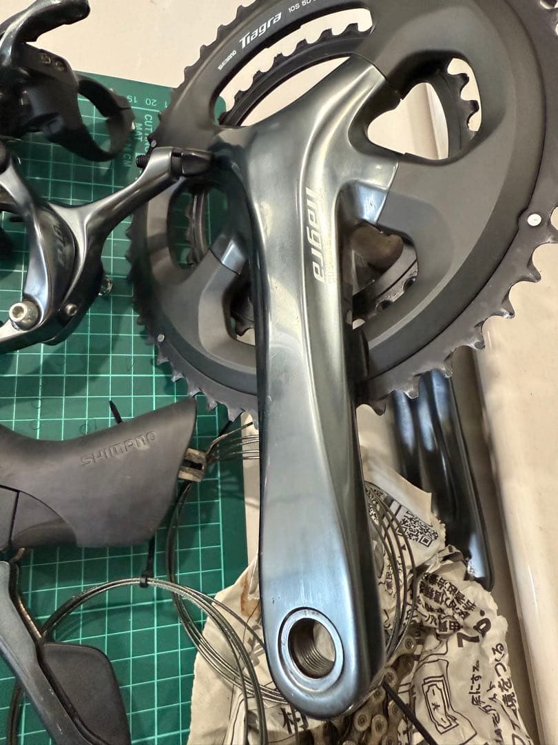 美品　SHIMANO ティアグラ R4700 リムブレーキ グループセット