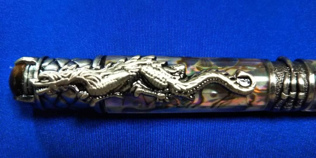 ハンドメイド マザーオブパール ドラゴンボールペン