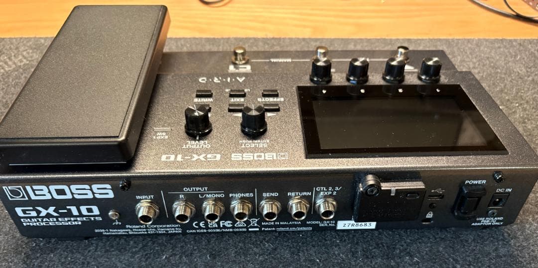 BOSS GX-10 ギターエフェクトプロセッサー