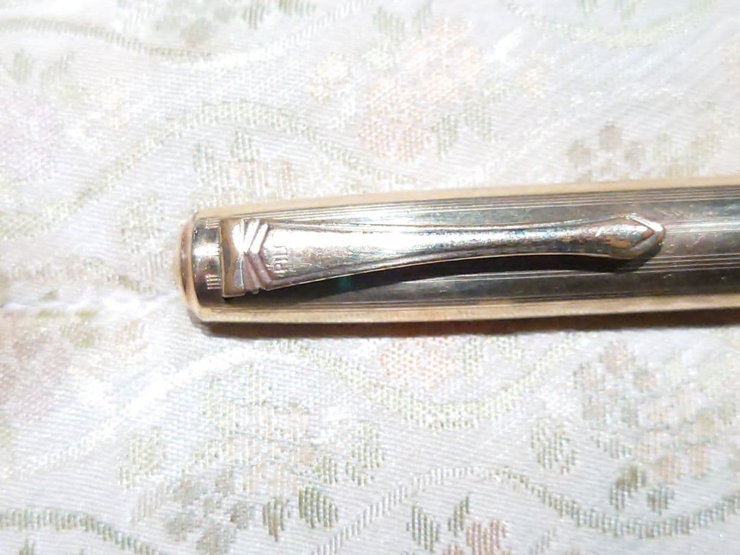 パイロット 53RT 14金張りキャップ 万年筆 14K2号細字 整備済品