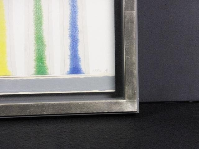 現代美術　馬場彬　直筆サイン『Composition』ミクストメディア0718C