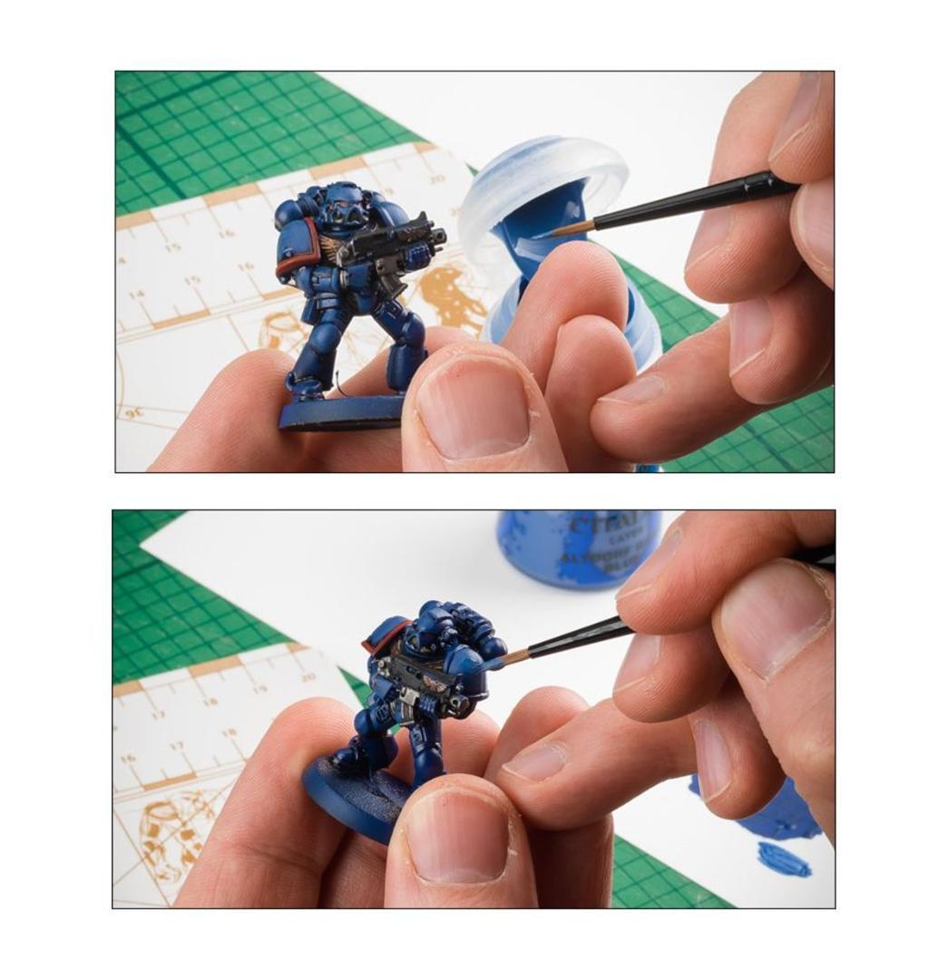 レイヤー ブラシ ・ M サイズ　6本セット　Warhammer　ウォーハンマー