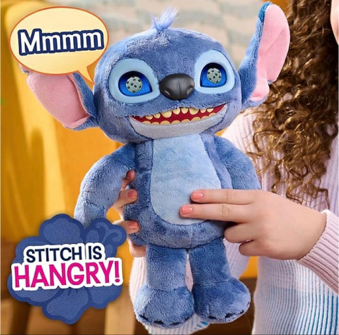 新品未開封 海外限定 Stitch スティッチ ぬいぐるみ LCD目付き 実写版