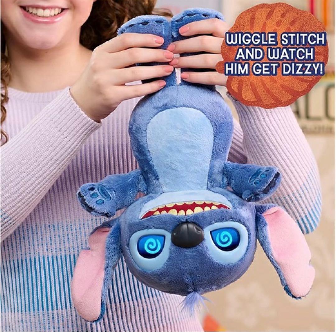 新品未開封 海外限定 Stitch スティッチ ぬいぐるみ LCD目付き 実写版