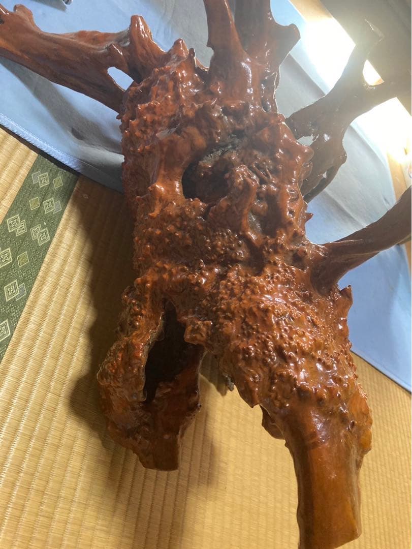 漆塗り流木