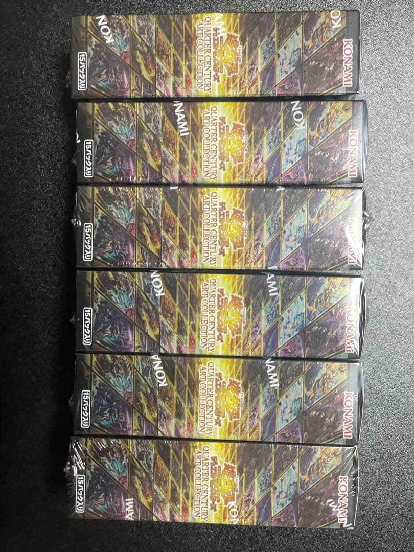 遊戯王 クォーターセンチュリーアートコレクション 6BOX シュリンク付き