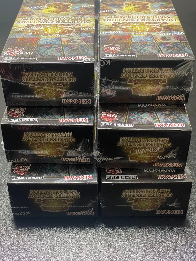 遊戯王 クォーターセンチュリーアートコレクション 6BOX シュリンク付き