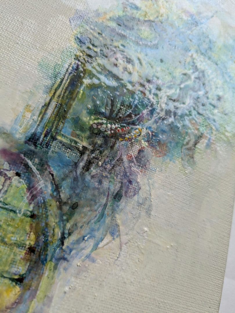 テニ　油彩画