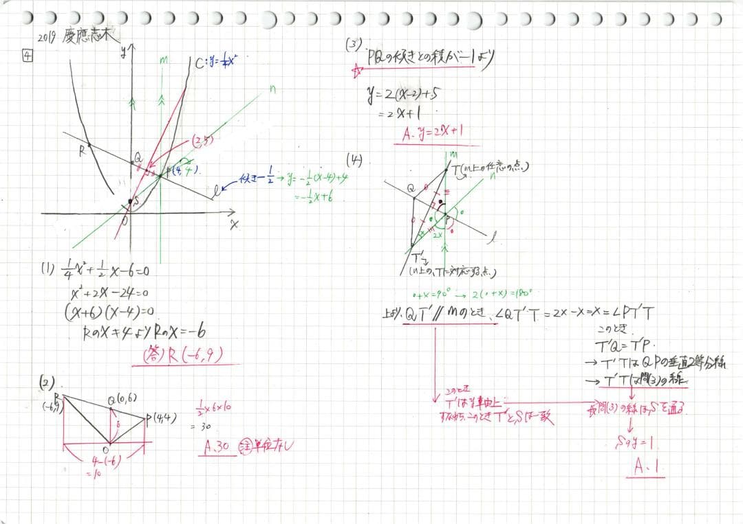 今だけ3割引 塾講師オリジナル数学解説 慶應志木 高校入試 過去問2013-23