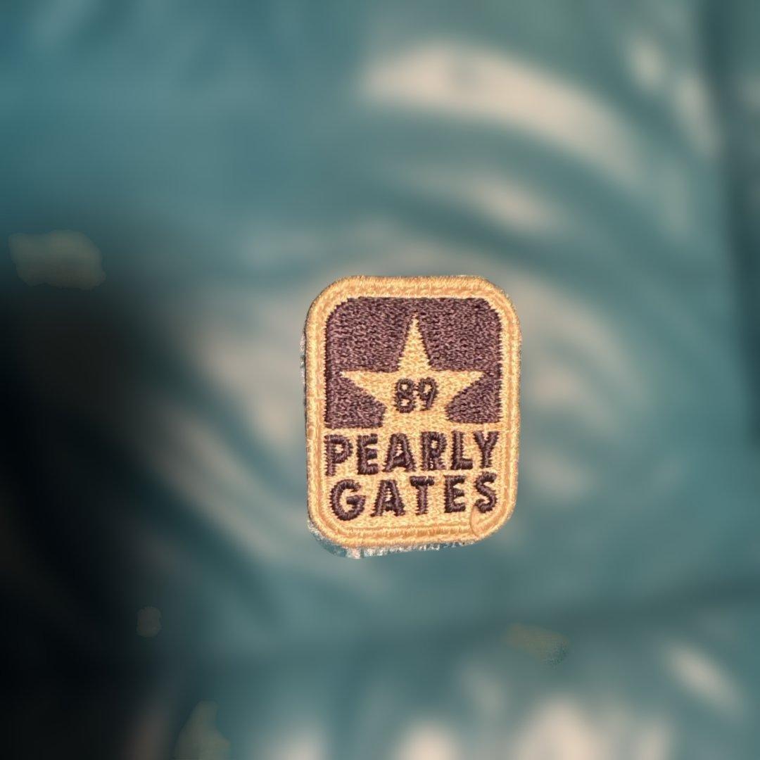 2ウェイPEARLY GATES ダウンジャケット ターコイズブルー