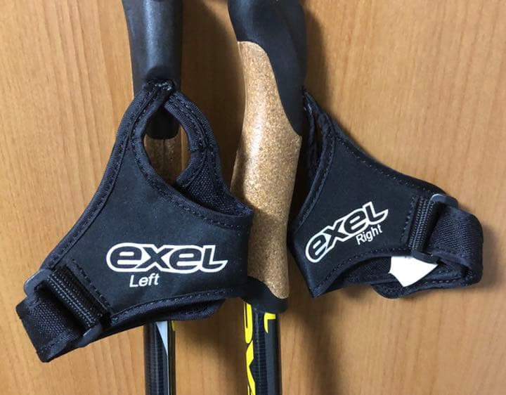 新品未使用 140cm exel クロスカントリースキー　ポール①