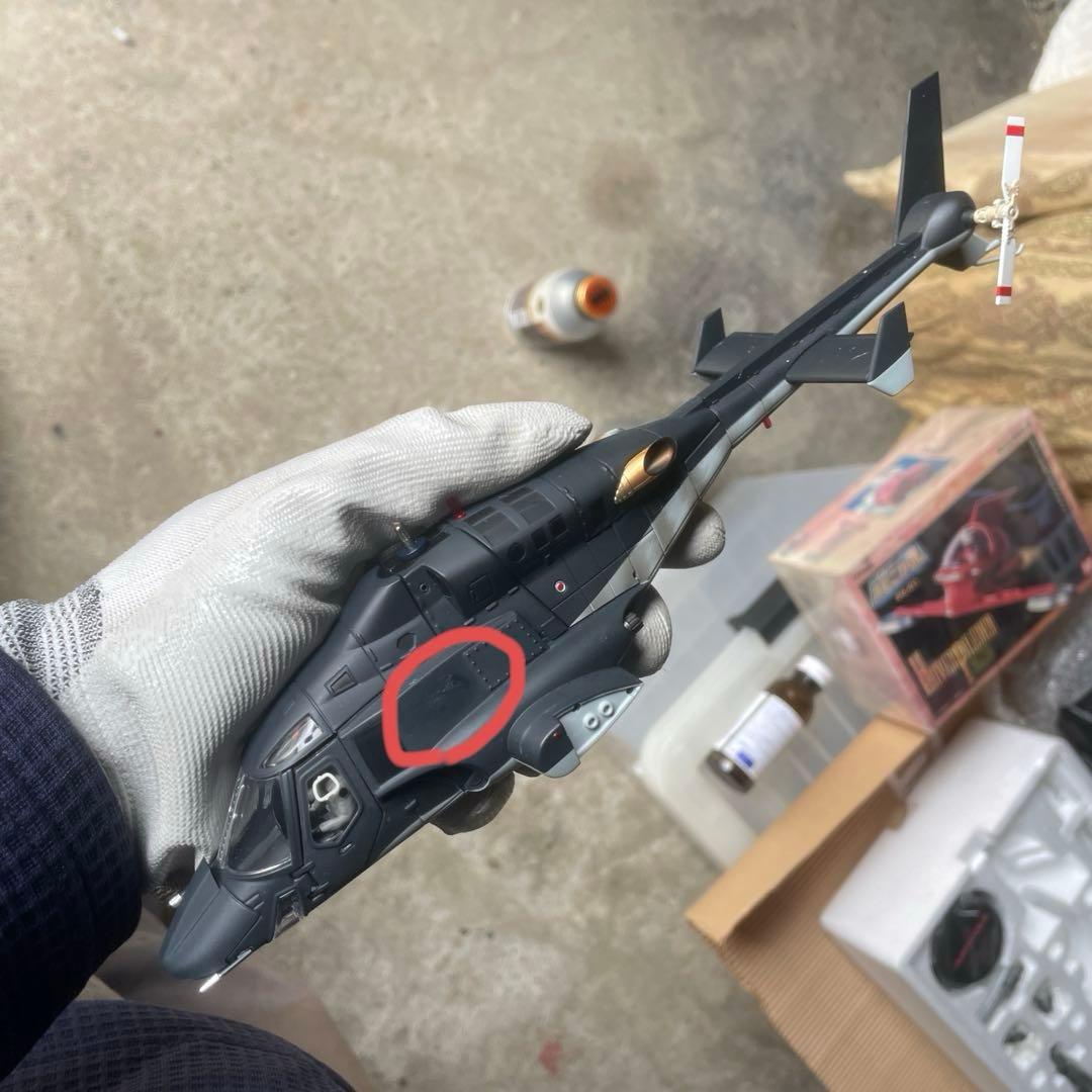 アオシマ　ミラクルハウス 新世紀合金　1/48 エアーウルフ　AIR WOLF